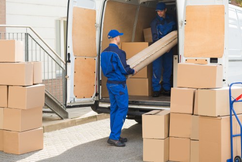 Man and van moving boxes and furniture in West Ealing