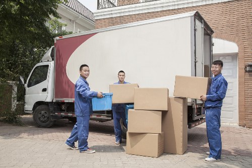 Removals team preparing a move in West Ealing