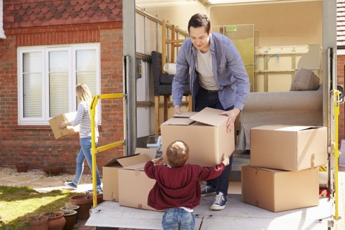 Packing and transporting office furniture for a West Ealing relocation