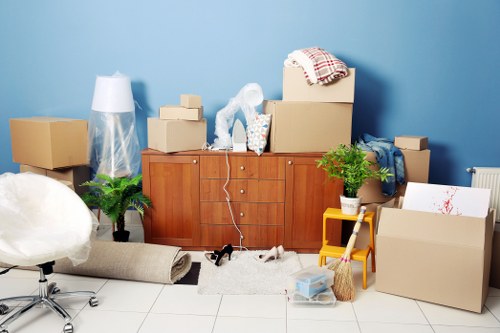 Moving team supporting a house removal in West Ealing