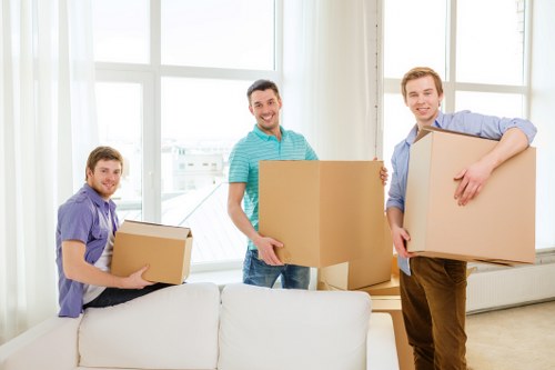 Man and van service helping with a residential move in West Ealing