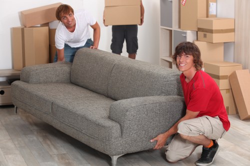 Team loading household items for a West Ealing relocation